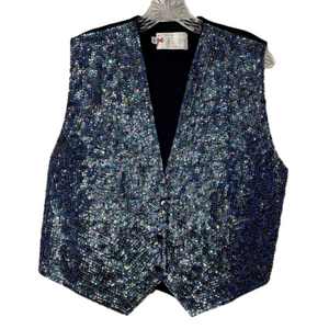- JC Brand Vintage 001 USA large sequin vest